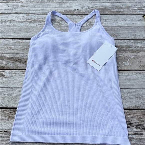 lululemon athletica Tops - Lululemon Ebb to Street Tank Top, B/C Cup lavender Frost purple size 10 NWT